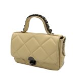 FERETTI - QUILTED SMALL BAG BEIGE