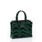 SORENA - ANIMAL Velvet Petrol Medium Tote