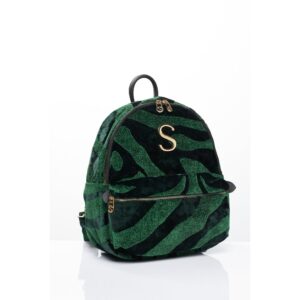 SORENA - ANIMAL Velvet petrol Backpack