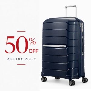 dark blue travel bag