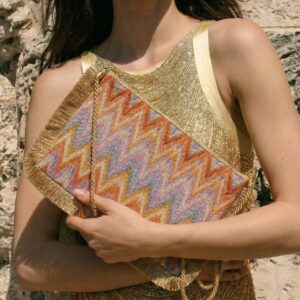 clutch bag multicoloured