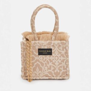mini tote beige