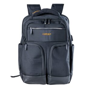 black backpack