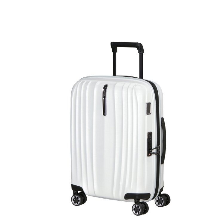 white cabin luggage