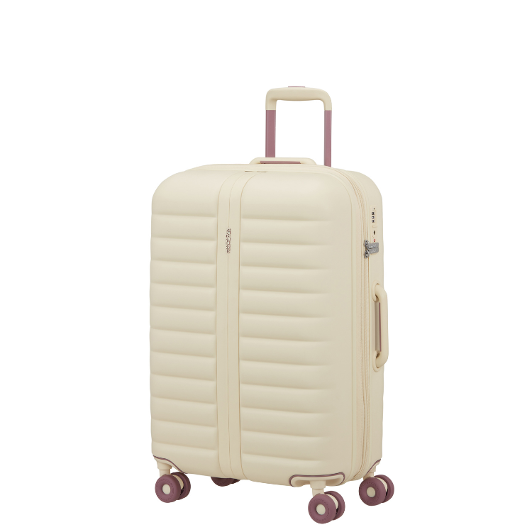 beige luggage medium