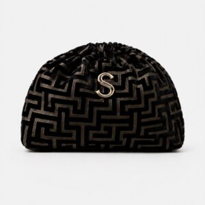 BUCKET EVENING BAG BLACK