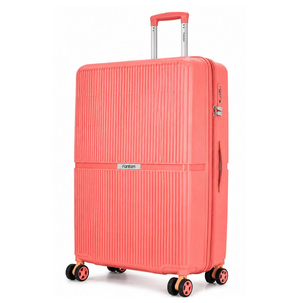 coral large luggage