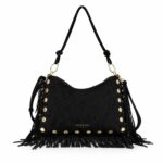 SORENA Simona Suede Black Crossbody Bag - COMING SOON