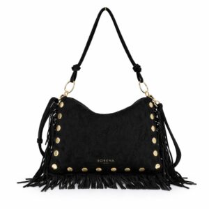 SORENA Simona Suede Black Crossbody Bag - COMING SOON