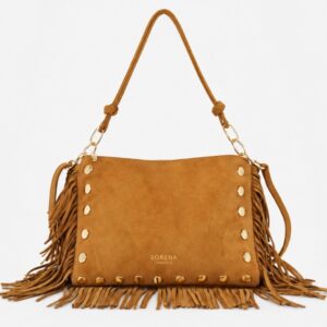 suede crossbody taupe