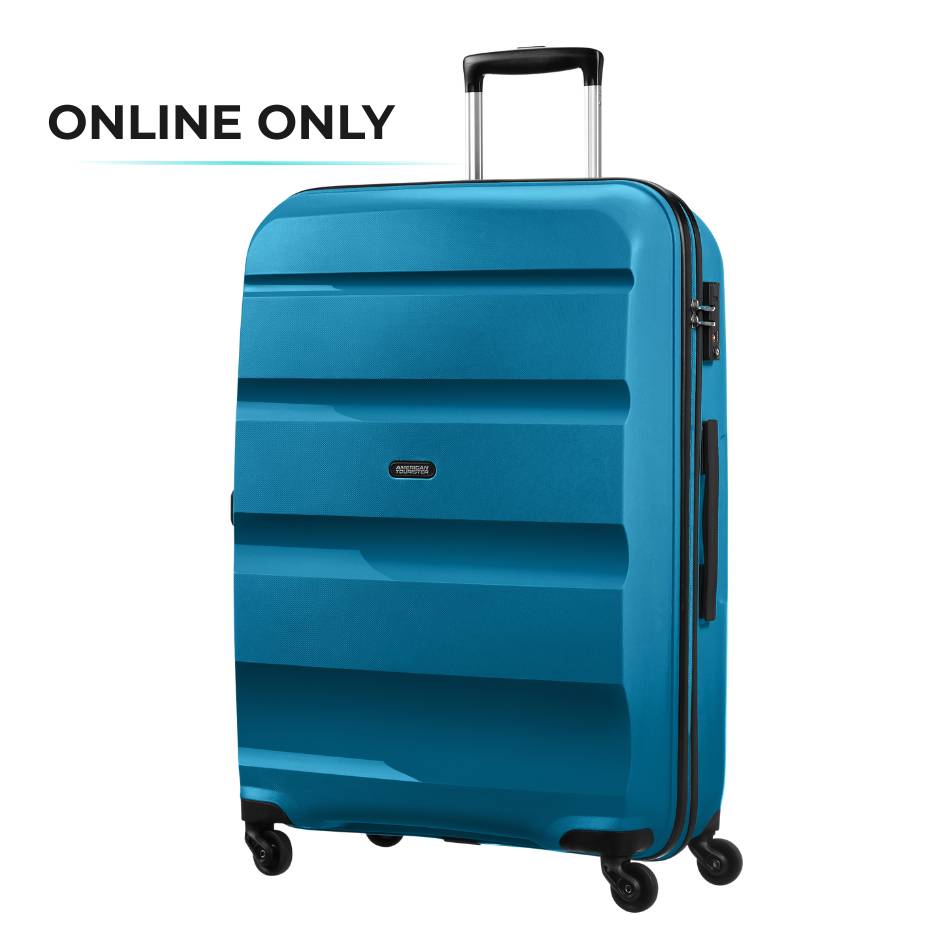 blue luggage large