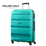 turquoise luggage large