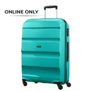 turquoise luggage large