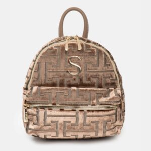 mini backpack gold